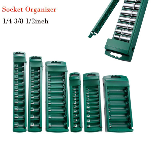 Socket Organizer Box for 3/8 1/4 1/2 Inch Drives ABS 1