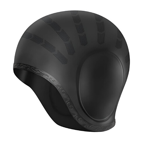 Silicone Swimming Cap with Elastic Ear Protection 1