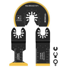 Titanium Bi-Metal Oscillating Saw Blades 3 pcs with 3