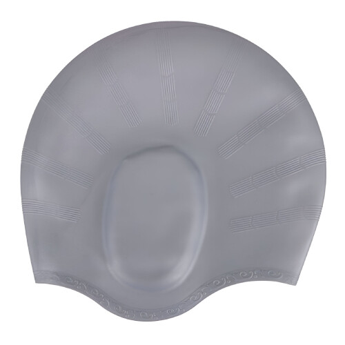 Silicone Swimming Cap with Elastic Ear Protection 2