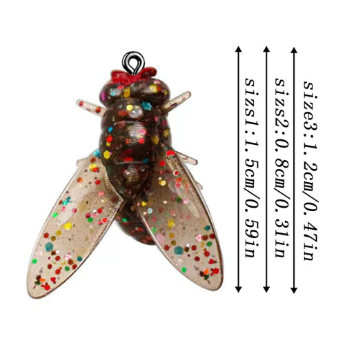 Bionic Fly Fishing Bait Dry/Wet Flies 20PCS 1
