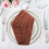 Boho Crinkle Cloth Napkins Polyester 51x51cm 6