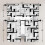 Kitchen Curtains Set Beige Orange Abstract 36 inch 5