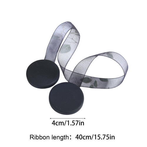 Magnetic Curtain Tie Adjustable Decorative Strap with 2