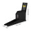 Child Height Stadiometer Black 2 Pieces Retractable Iron 2