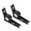 Child Height Stadiometer Black 2 Pieces Retractable Iron 6