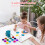 White 6-Well Plastic Paint Trays 100 Pcs 2