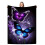 Purple Birthday Throw Blanket 150x200cm 4