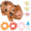 Realistic Silicone Pig Toy 5 inch 1