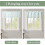 Rod Pocket Valance Curtain Green Bramble Pattern 1 Panel 4