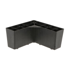 Black Triangle Furniture Legs for Sofa Couch Chair