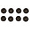 Roller Skates Rubber Wheels Anti-Skid Mute 8 pcs 1