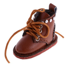 PU Leather Boots for 12-inch Dolls Brown