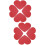 Valentine's Day Heart-Shaped Gift Cards 80 pcs 5