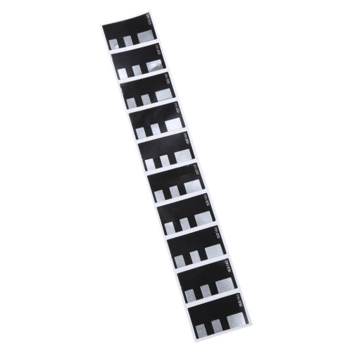 Bulk Film DX Code Sticker 10 Pages ISO50-500