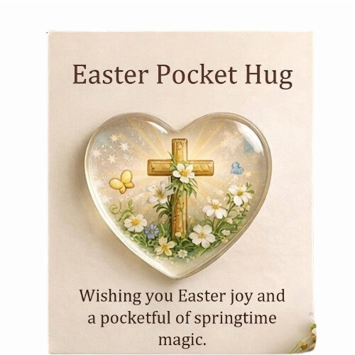 Easter Heart Ornament Portable Mini Decoration 1 Piece 1