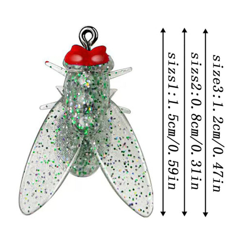 Bionic Fly Fishing Bait Dry/Wet Flies 20PCS 1