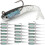 Soft Fishing Lure Lifelike Forked Tail 20PCS 4