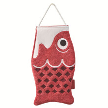 Japanese Carp Hand Towel Soft Absorbent Quick-Dry Red