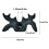 Billiards Cue Bridge Head with Soft Rubber Center 5