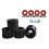 Quad Roller Skate Wheels 78A High Flexibility 4 Pcs Black 1