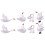 Swan Figurine Miniature Statue Wedding Decoration 1