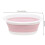 Foldable Sink Basin – Portable Camping RV Wash Basin with 4