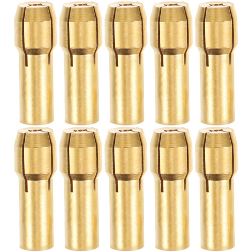 Rotary Tool Brass Collet for Electric Grinders 10 pcs