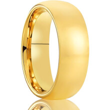 Gold Tungsten Wedding Bands for Men and Women 8mm 6mm 4mm