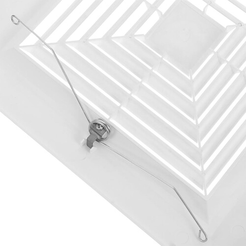 Bathroom Fan Cover Square Vent White Plastic Ceiling 1