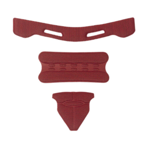 Helmet Padding Kit Red Cushions Liner Protection Accessories