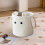 Cloth Laundry Basket Foldable Coffee Brown 10.24 in 8