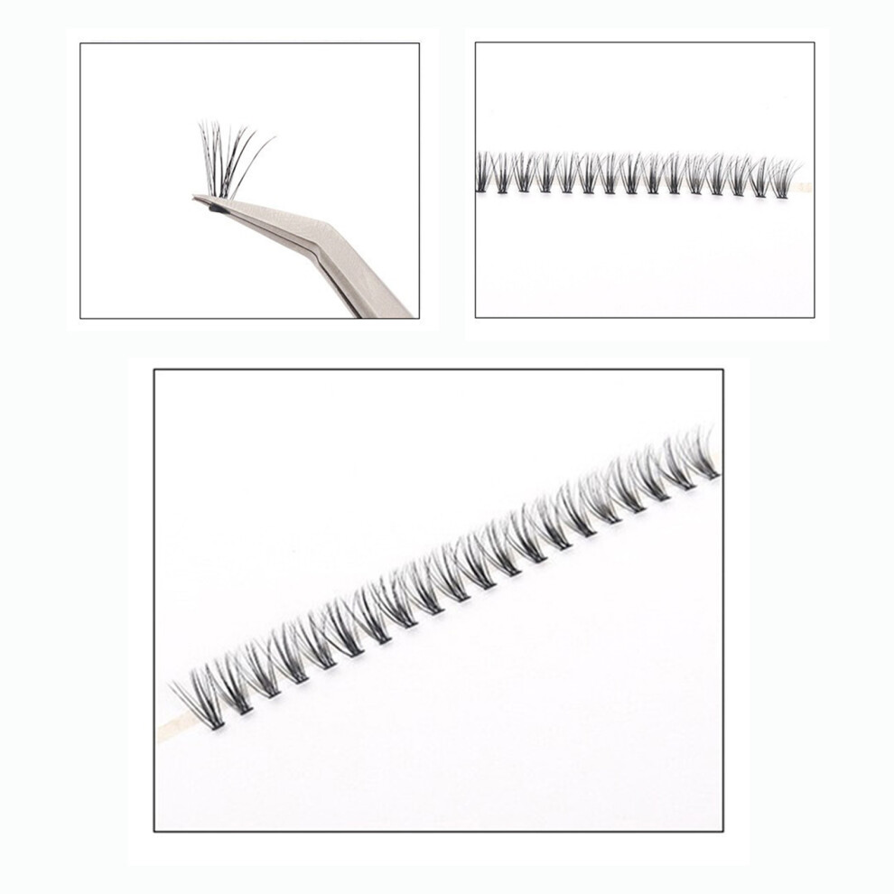 Reach-Tools (10 Rows 80 Clusters) K-Pop Style 7-13Mm Natural Black Lashes