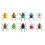 Spider-Shape Soft Fishing Lure Yellow 1 Pack 2