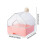 Bird Bathtub Portable Clear Hanging Bath Box for Small 6