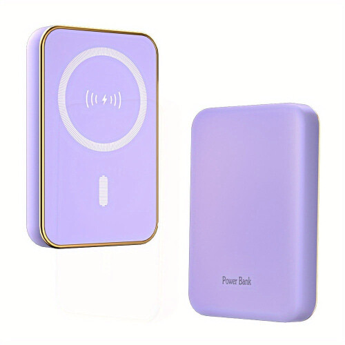 Magnetic Power Bank 5000mAh Purple