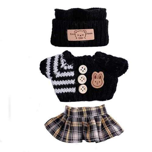Luxury Doll Clothes Set for 17cm Dolls 3-Piece