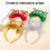New Year Headband with Glitter and Eyeglass Frame 1pc 1