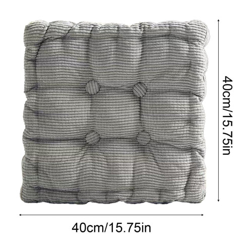 加厚簇绒灯芯绒坐垫 地垫椅垫 40x40厘米 2