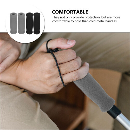 Walking Cane Handle Grips Support 4 Pcs 2