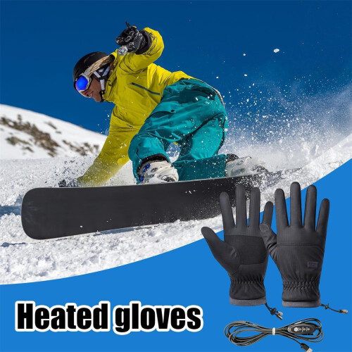 Heated Gloves USB Rechargeable Touchscreen Compatible 3 2