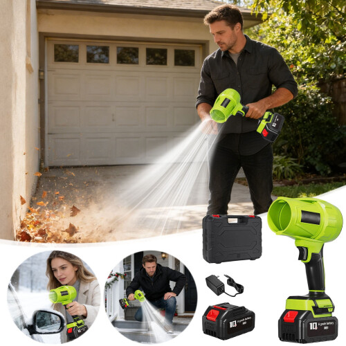 Handheld Snow Blower – 1200 CFM Airflow, Portable for Car 1