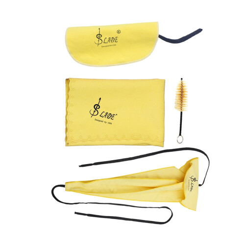 Saxophone Maintenance Cleaning Kit with Cloth and Brush 2