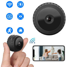Mini WiFi Camera 1080P with 150 View Magnetic Base