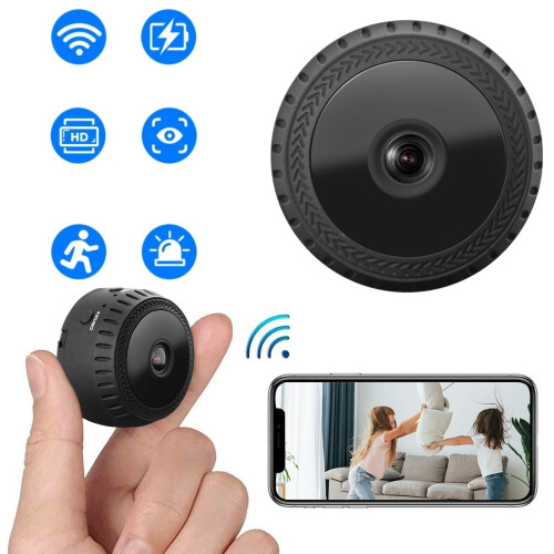 Mini WiFi Camera 1080P with 150 View Magnetic Base