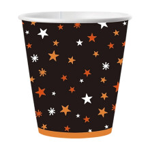 Halloween Paper Cups Star Pattern 10-Pc Thickened