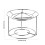 Stainless Steel Tripod Pot Stand 6.6 inch 3
