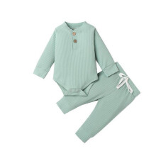Baby Knit Top and Pant Suit Mint Green 3-6 Months