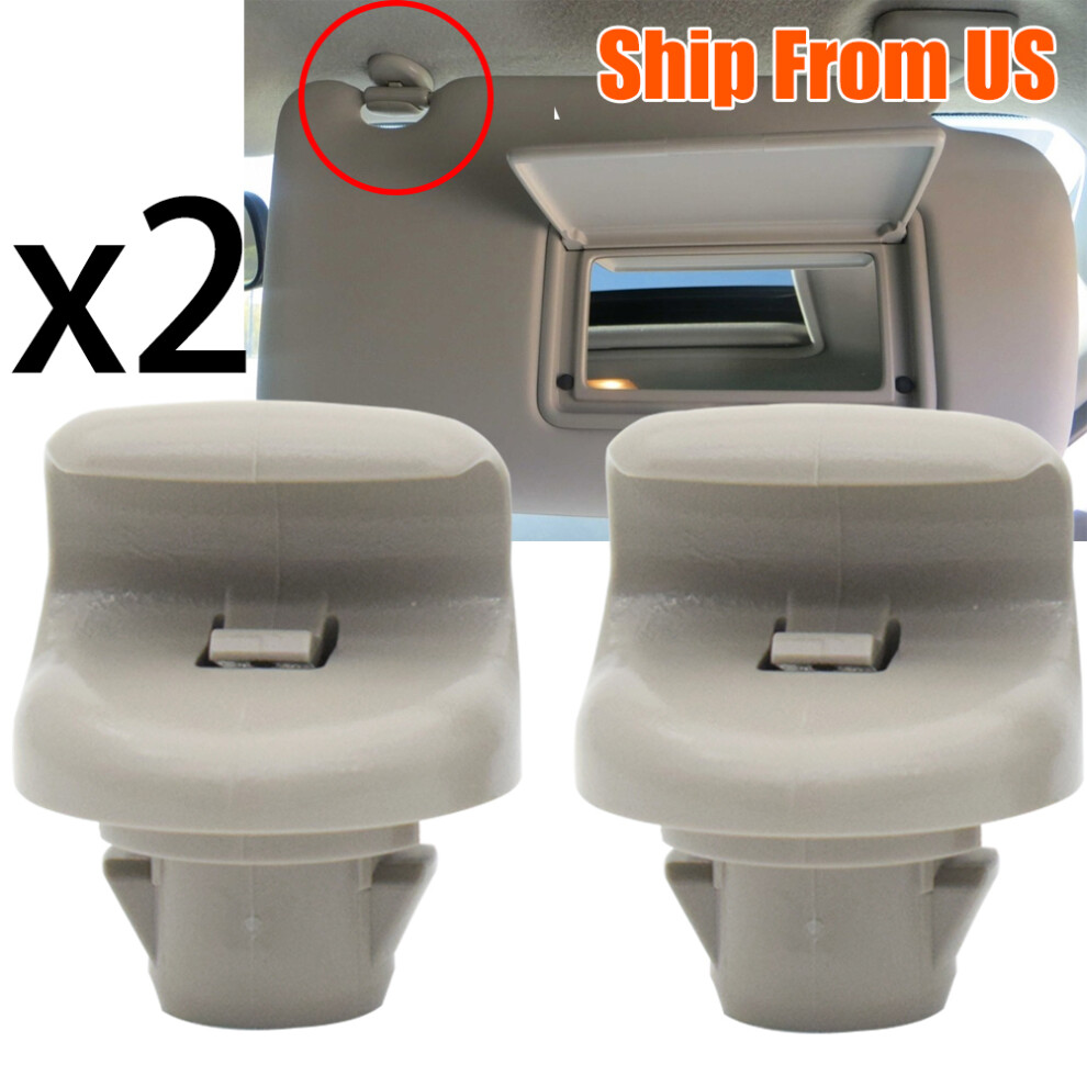 Sun Visor Retainer Clip For Nissan 350Z Infiniti Fx45 Fx35 Gray 9085618162488