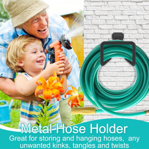 Metal Hose Holder Wall Mount 4 Pack 2